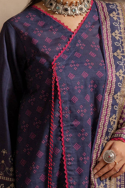 Zellbury | Unstitched 3 Piece Khaddar | Shirt Shalwar Dupatta - 0363 by Maria Faisal - Registered Vendor of : Zellbury Women - type : Essential Unstitched - 100% original wedding dresses