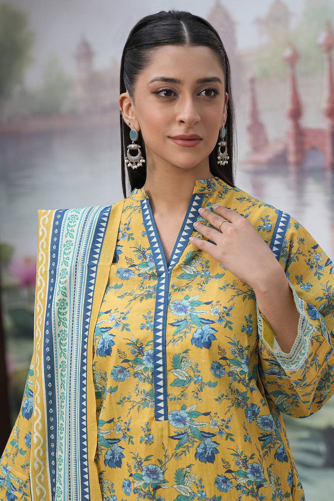 Zellbury | Unstitched 3 Piece Khaddar | Shirt Shalwar Dupatta - 0365 by Maria Faisal - Registered Vendor of : Zellbury Women - type : Essential Unstitched - 100% original wedding dresses