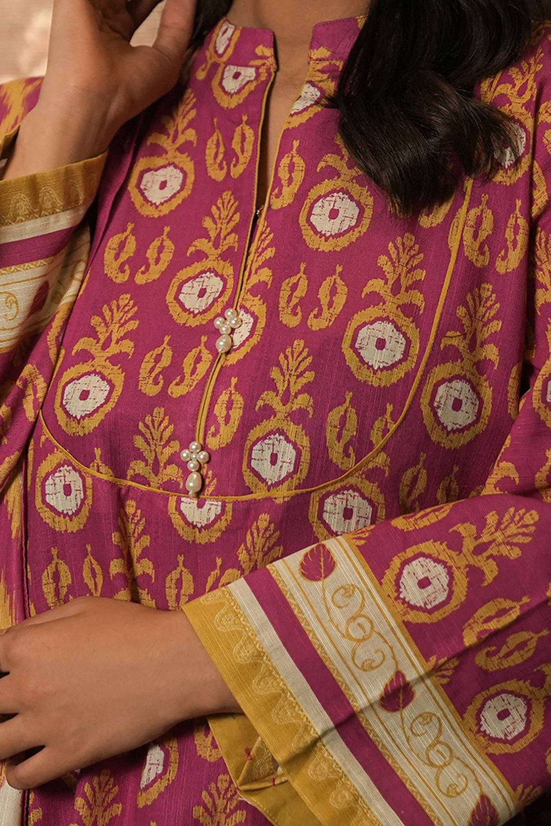 Zellbury | Unstitched 3 Piece Khaddar | Shirt Shalwar Dupatta - 0367 by Maria Faisal - Registered Vendor of : Zellbury Women - type : Essential Unstitched - 100% original wedding dresses