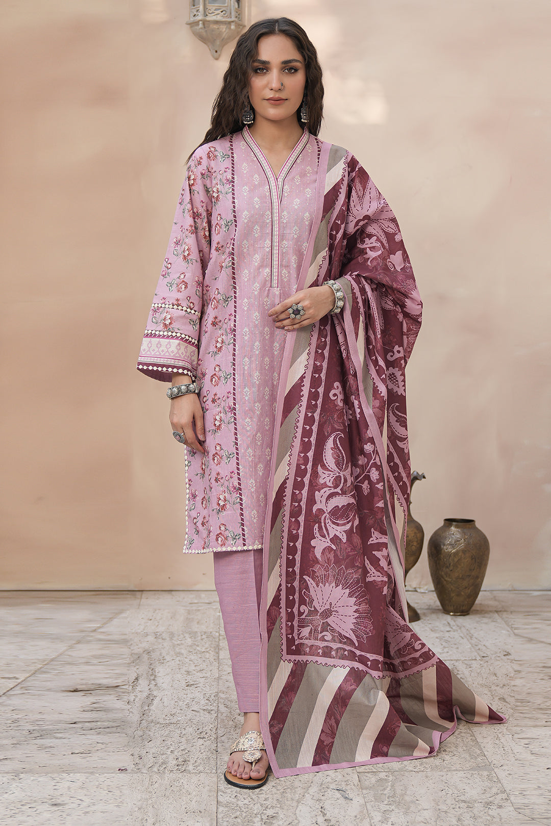 Zellbury | Unstitched 3 Piece Khaddar | Shirt Shalwar Dupatta - 0369 - Designer Dress with Intricate embroidery and embellishments. Shop elegent wedding dress at Maria Faisal.