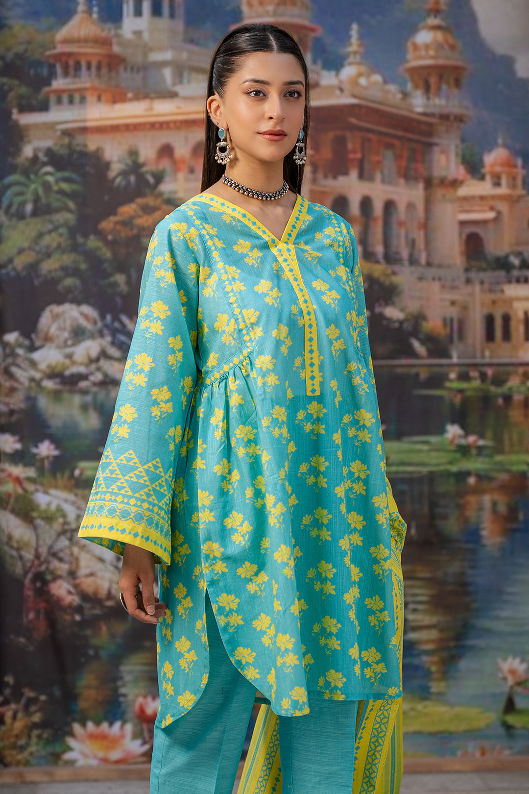 Zellbury | Unstitched 3 Piece Khaddar | Shirt Shalwar Dupatta - 0370 - Designer Dress with Intricate embroidery and embellishments. Shop elegent wedding dress at Maria Faisal.