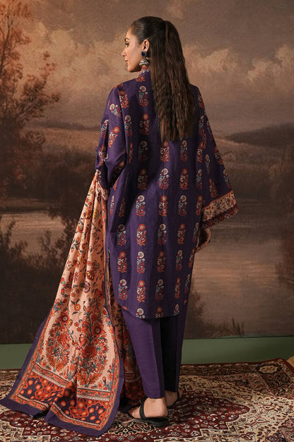 Zellbury | Unstitched 3 Piece Khaddar | Shirt Shalwar Dupatta - 0372 by Maria Faisal - Registered Vendor of : Zellbury Women - type : Essential Unstitched - 100% original wedding dresses