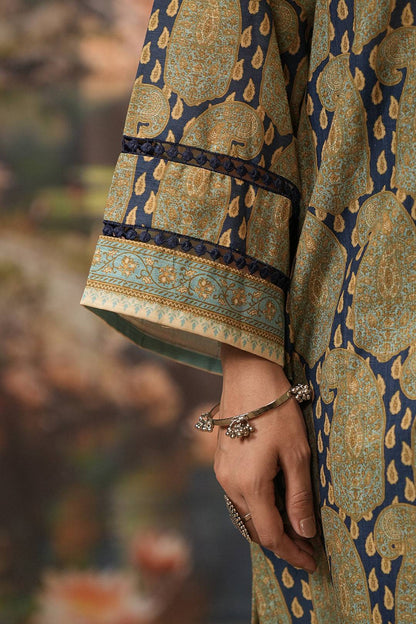 Zellbury | Unstitched 3 Piece Khaddar | Shirt Shalwar Shawl - 0381 by Maria Faisal - Registered Vendor of : Zellbury Women - type : Essential Unstitched - 100% original wedding dresses