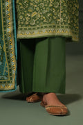 Zellbury | Unstitched 3 Piece Khaddar | Shirt Shalwar Shawl - 0384 - Designer Dress with Intricate embroidery and embellishments. Shop elegent wedding dress at Maria Faisal.