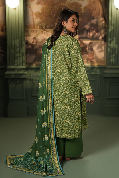 Zellbury | Unstitched 3 Piece Khaddar | Shirt Shalwar Shawl - 0384 by Maria Faisal - Registered Vendor of : Zellbury Women - type : Essential Unstitched - 100% original wedding dresses