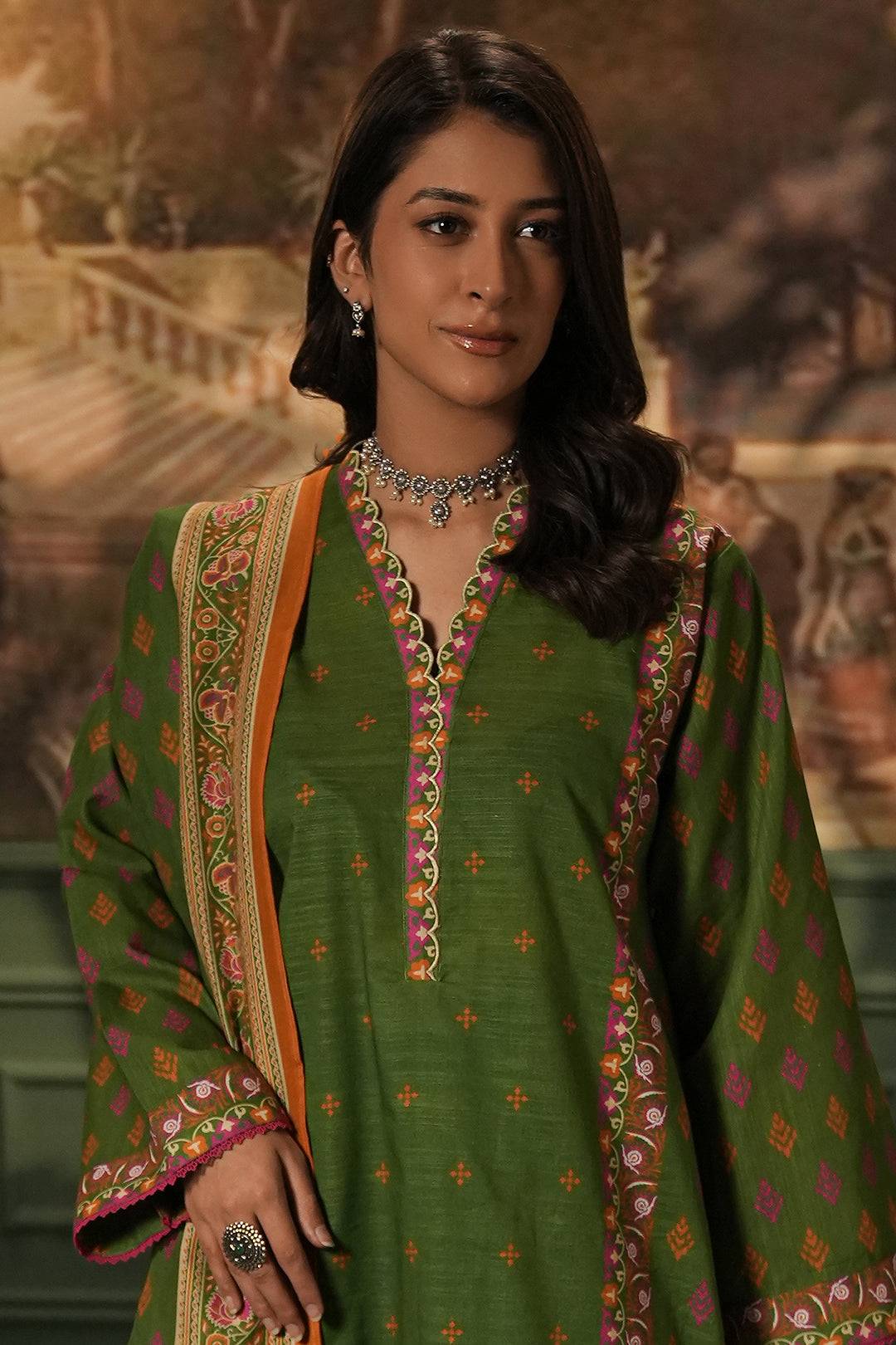 Zellbury | Unstitched 3 Piece Khaddar | Shirt Shalwar Dupatta - 0386 by Maria Faisal - Registered Vendor of : Zellbury Women - type : Essential Unstitched - 100% original wedding dresses