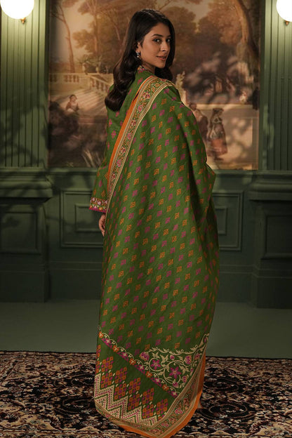 Zellbury | Unstitched 3 Piece Khaddar | Shirt Shalwar Dupatta - 0386 by Maria Faisal - Registered Vendor of : Zellbury Women - type : Essential Unstitched - 100% original wedding dresses