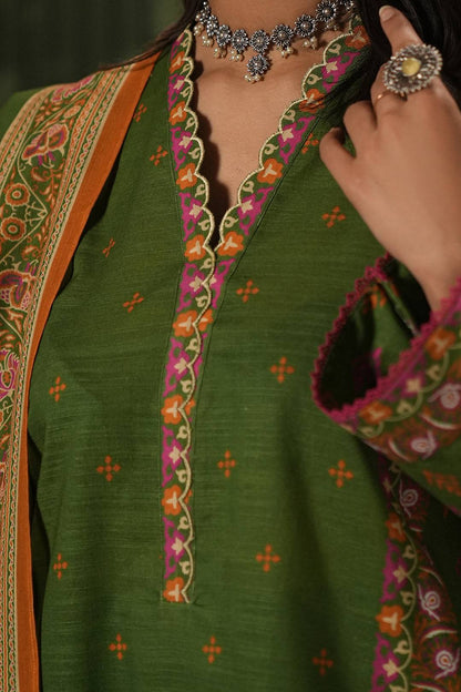 Zellbury | Unstitched 3 Piece Khaddar | Shirt Shalwar Dupatta - 0386 by Maria Faisal - Registered Vendor of : Zellbury Women - type : Essential Unstitched - 100% original wedding dresses