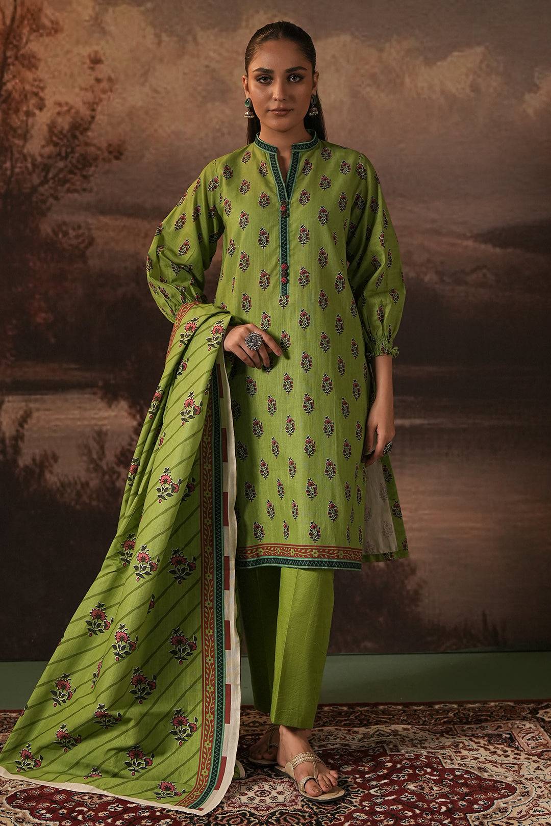 Zellbury | Unstitched 3 Piece Khaddar | Shirt Shalwar Dupatta - 0388 by Maria Faisal - Registered Vendor of : Zellbury Women - type : Essential Unstitched - 100% original wedding dresses