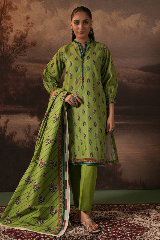 Zellbury | Unstitched 3 Piece Khaddar | Shirt Shalwar Dupatta - 0388 by Maria Faisal - Registered Vendor of : Zellbury Women - type : Essential Unstitched - 100% original wedding dresses