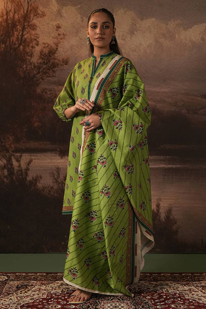 Zellbury | Unstitched 3 Piece Khaddar | Shirt Shalwar Dupatta - 0388 by Maria Faisal - Registered Vendor of : Zellbury Women - type : Essential Unstitched - 100% original wedding dresses