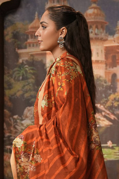 Zellbury | Unstitched 3 Piece Khaddar | Shirt Shalwar Dupatta - 0395 by Maria Faisal - Registered Vendor of : Zellbury Women - type : Essential Unstitched - 100% original wedding dresses