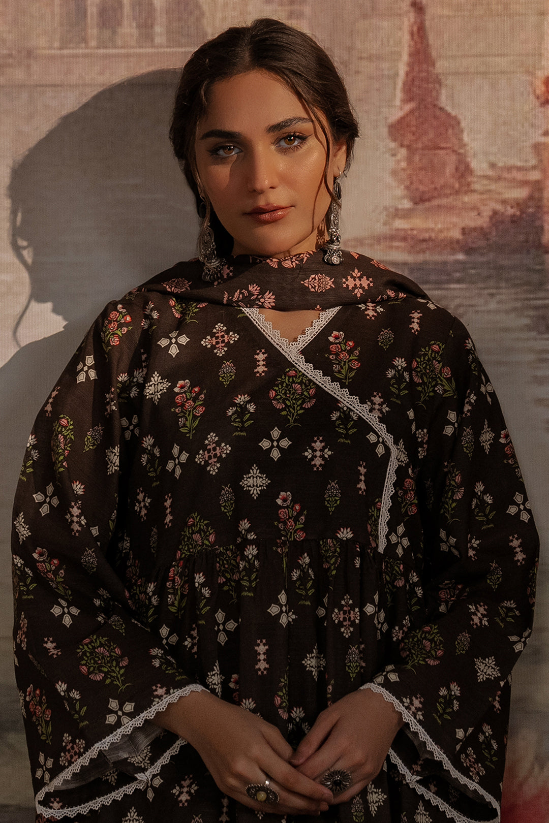 Zellbury | Unstitched 3 Piece Khaddar | Shirt Shalwar Dupatta - 0441 - Designer Dress with Intricate embroidery and embellishments. Shop elegent wedding dress at Maria Faisal.