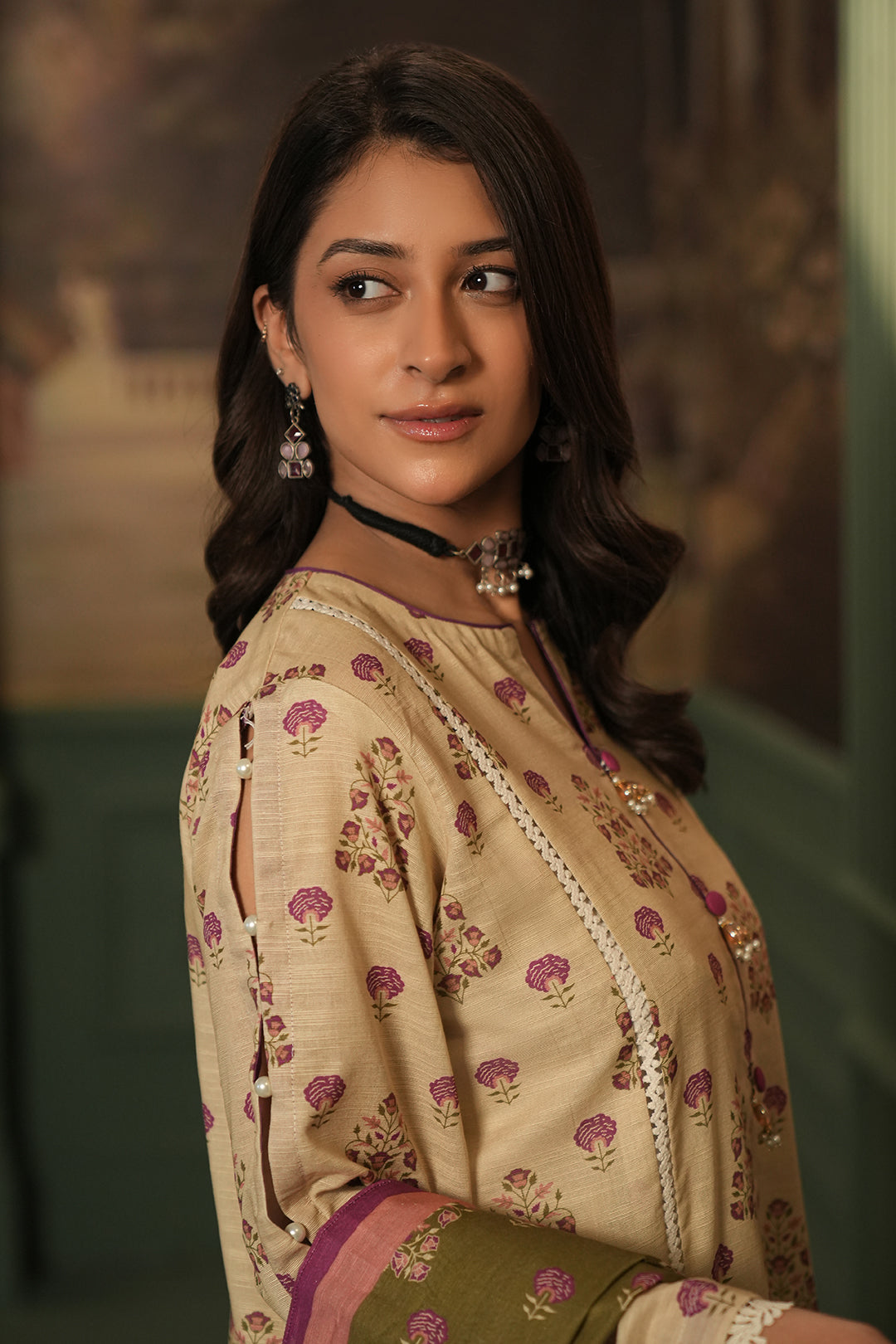 Zellbury | Unstitched 3 Piece Khaddar | Shirt Shalwar Dupatta - 0444 - Designer Dress with Intricate embroidery and embellishments. Shop elegent wedding dress at Maria Faisal.