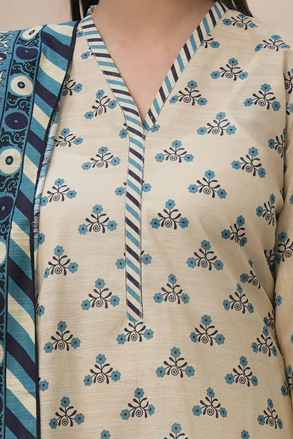 Zellbury | Unstitched 3 Piece Khaddar | Shirt Shalwar Dupatta - 0445 by Maria Faisal - Registered Vendor of : Zellbury Women - type : Essential Unstitched - 100% original wedding dresses