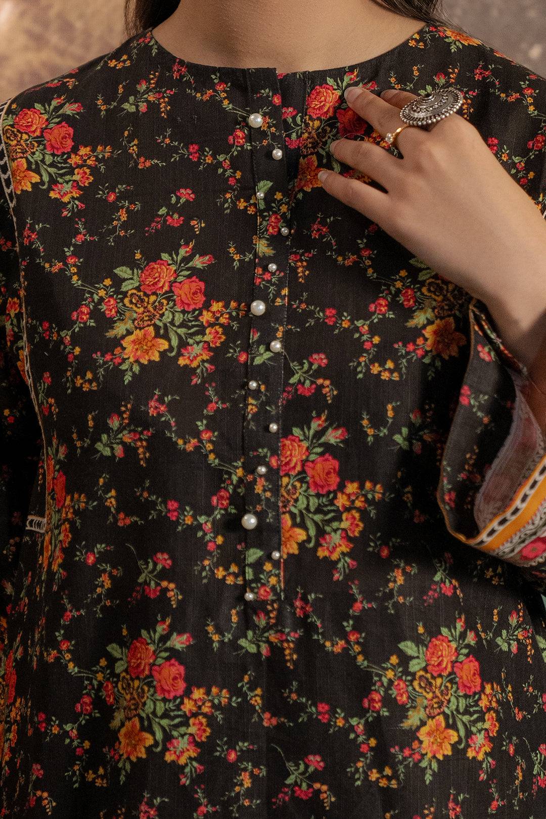 Zellbury | Unstitched 3 Piece Khaddar | Shirt Shalwar Dupatta - 0447 by Maria Faisal - Registered Vendor of : Zellbury Women - type : Essential Unstitched - 100% original wedding dresses