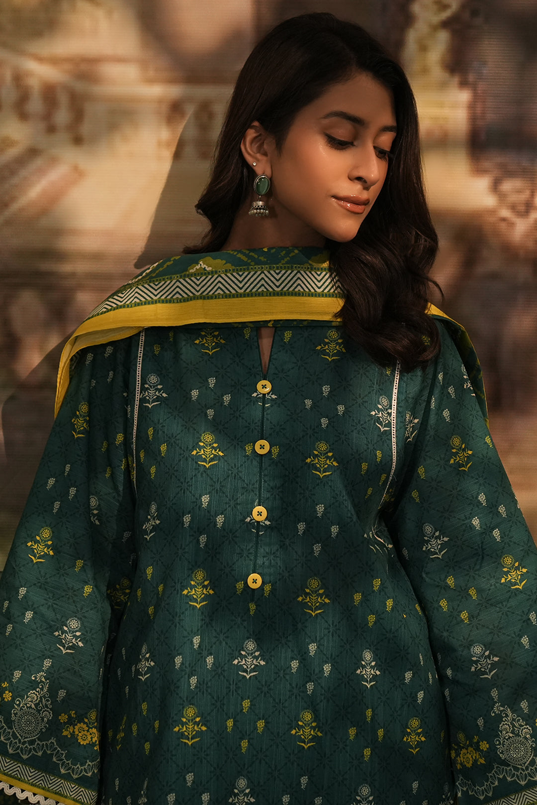 Zellbury | Unstitched 3 Piece Khaddar | Shirt Shalwar Dupatta - 0448 - Designer Dress with Intricate embroidery and embellishments. Shop elegent wedding dress at Maria Faisal.