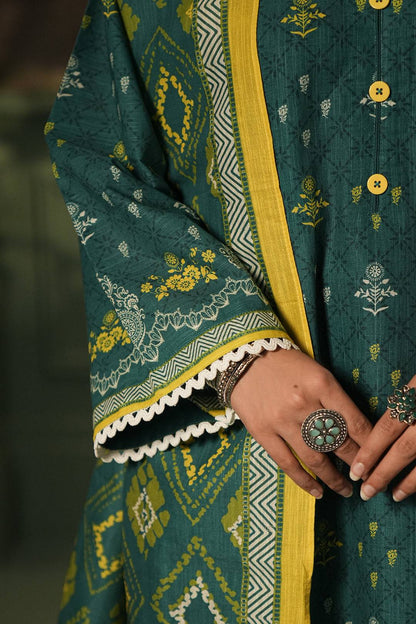 Zellbury | Unstitched 3 Piece Khaddar | Shirt Shalwar Dupatta - 0448 by Maria Faisal - Registered Vendor of : Zellbury Women - type : Essential Unstitched - 100% original wedding dresses