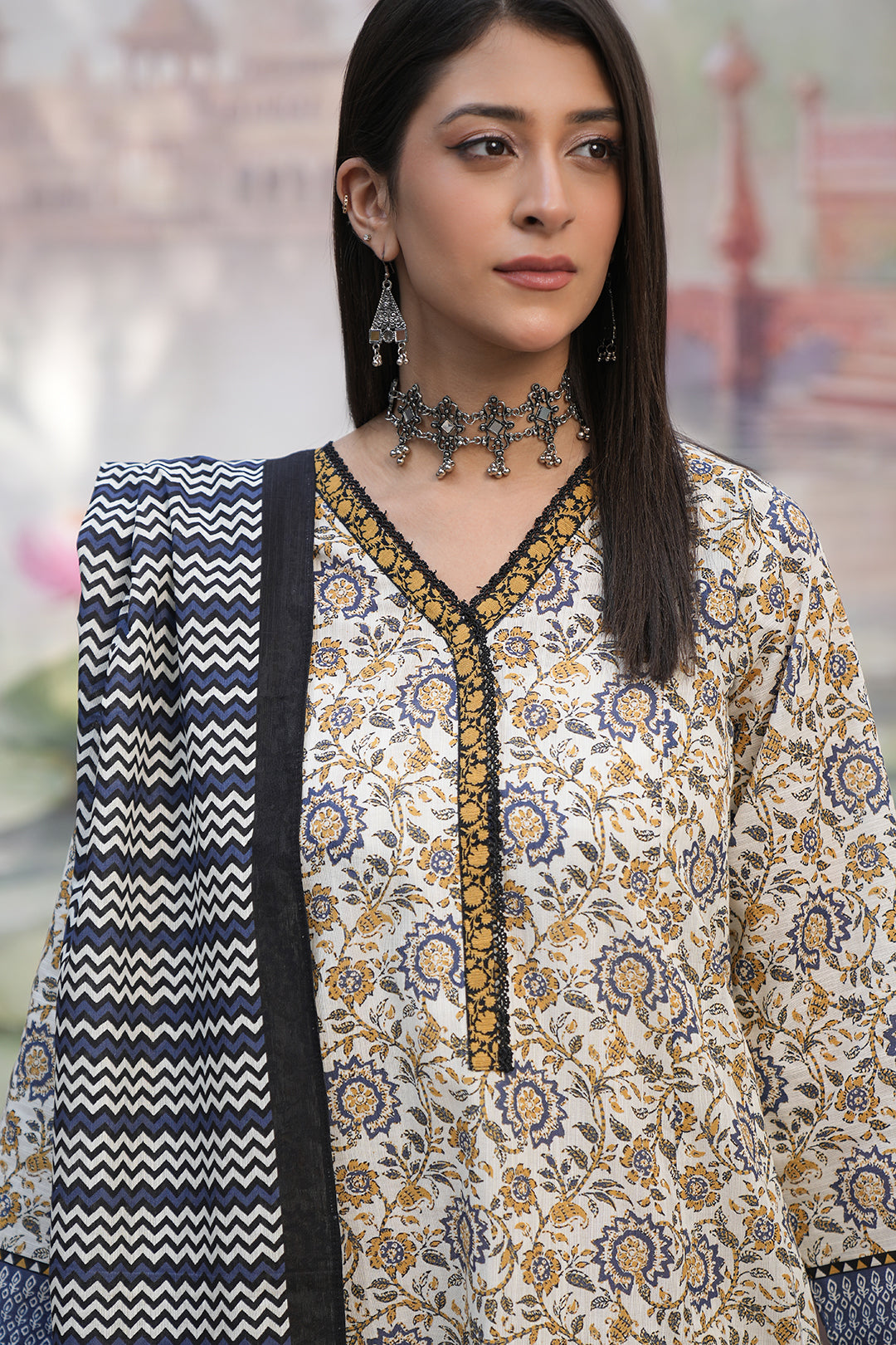 Zellbury | Unstitched 3 Piece Khaddar | Shirt Shalwar Dupatta - 0452 - Designer Dress with Intricate embroidery and embellishments. Shop elegent wedding dress at Maria Faisal.