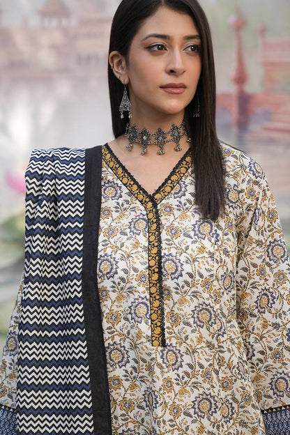 Zellbury | Unstitched 3 Piece Khaddar | Shirt Shalwar Dupatta - 0452 by Maria Faisal - Registered Vendor of : Zellbury Women - type : Essential Unstitched - 100% original wedding dresses