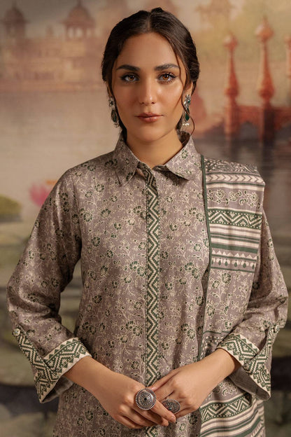 Zellbury | Unstitched 3 Piece Karandi | Shirt Shalwar Dupatta - 0457 by Maria Faisal - Registered Vendor of : Zellbury Women - type : Essential Unstitched - 100% original wedding dresses
