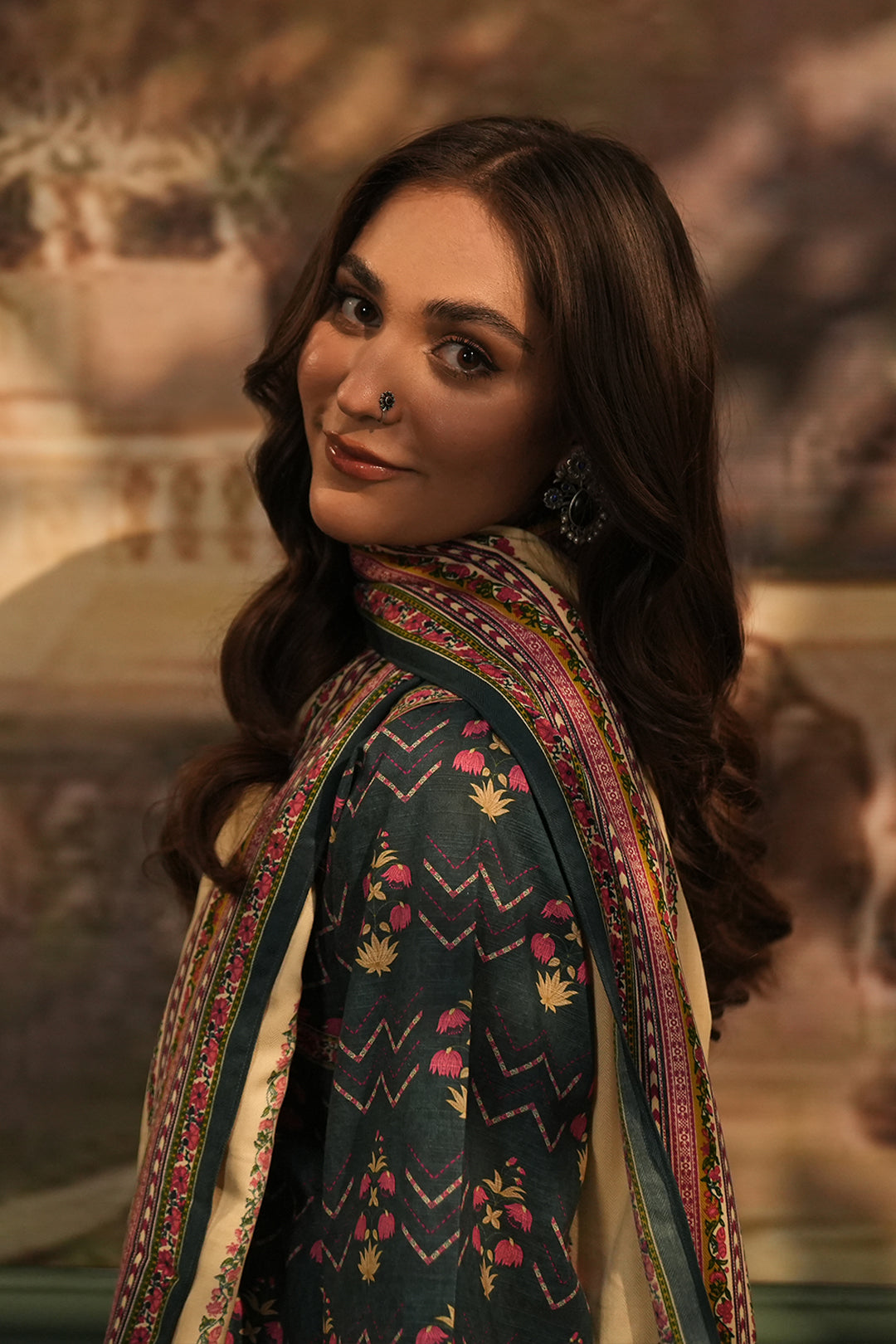 Zellbury | Unstitched 3 Piece Khaddar | Shirt Shalwar Shawl - 0459 - Designer Dress with Intricate embroidery and embellishments. Shop elegent wedding dress at Maria Faisal.