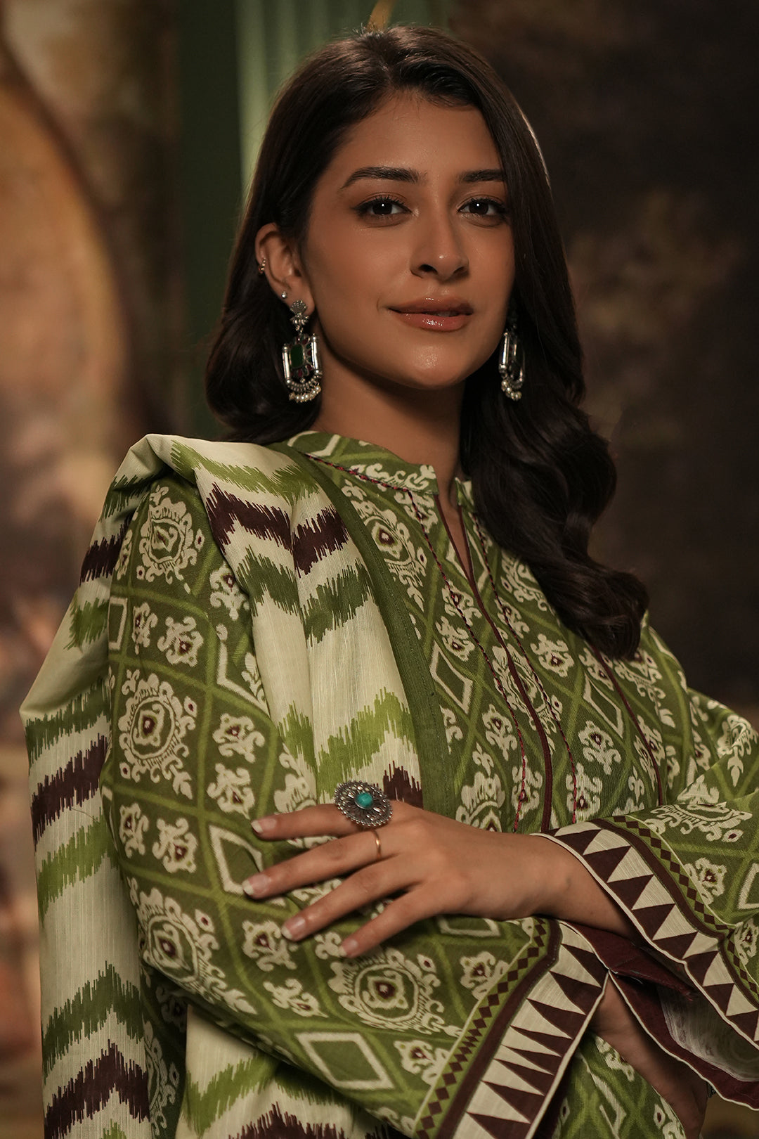 Zellbury | Unstitched 3 Piece Khaddar | Shirt Shalwar Dupatta - 0463 - Designer Dress with Intricate embroidery and embellishments. Shop elegent wedding dress at Maria Faisal.