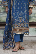 Zellbury | Unstitched 3 Piece Khaddar | Shirt Shalwar Shawl - 0466 - Designer Dress with Intricate embroidery and embellishments. Shop elegent wedding dress at Maria Faisal.