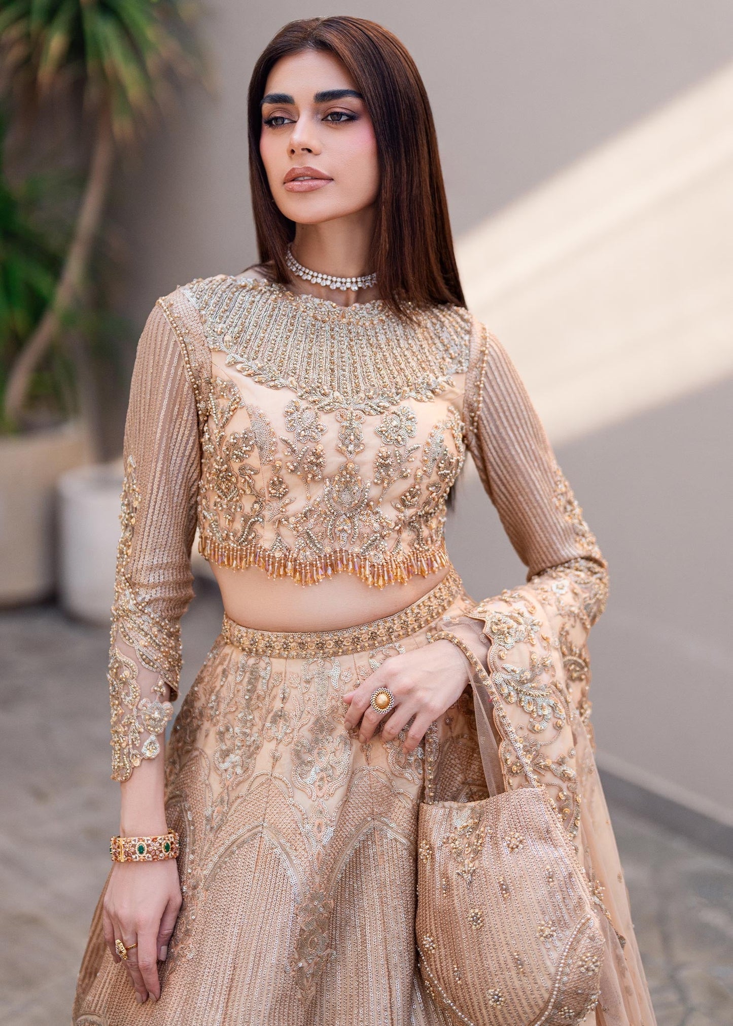 Waqas Shah | Amariage Luxury Formals | Golden Patel - Ladies Clothes - Maria Faisal