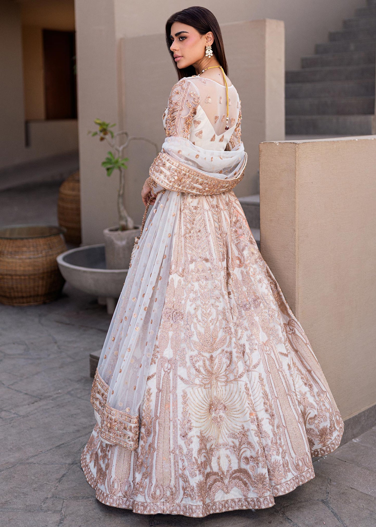 Waqas Shah | Amariage Luxury Formals | Mystic Rose - Ladies Clothes - Maria Faisal