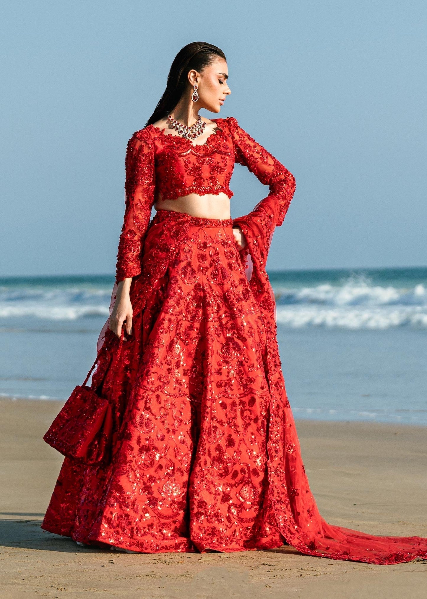 Waqas Shah | Amariage Luxury Formals | Ruby - Ladies Clothes - Maria Faisal