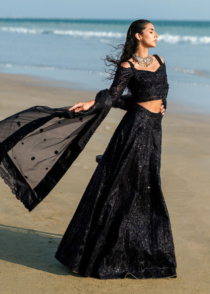 Waqas Shah | Amariage Luxury Formals | Black Musk - Ladies Clothes - Maria Faisal