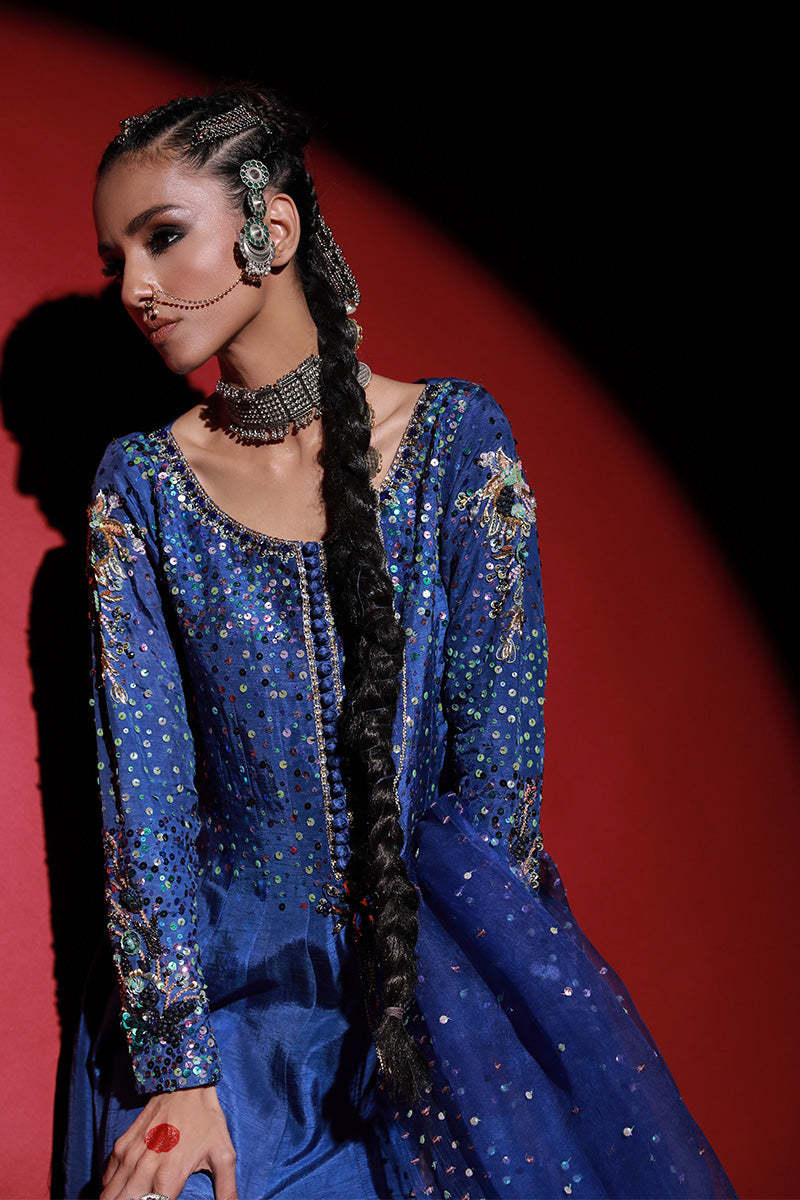 Wardha Saleem | Meeram Festive Formals | Neel - Ladies Clothes 