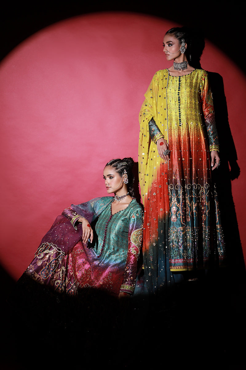 Wardha Saleem | Meeram Festive Formals | Satrangi - Ladies Clothes 