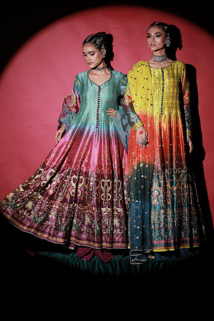 Wardha Saleem | Meeram Festive Formals | Satrangi - Ladies Clothes 