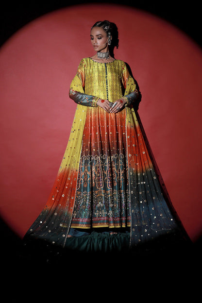 Wardha Saleem | Meeram Festive Formals | Satrangi - Ladies Clothes 