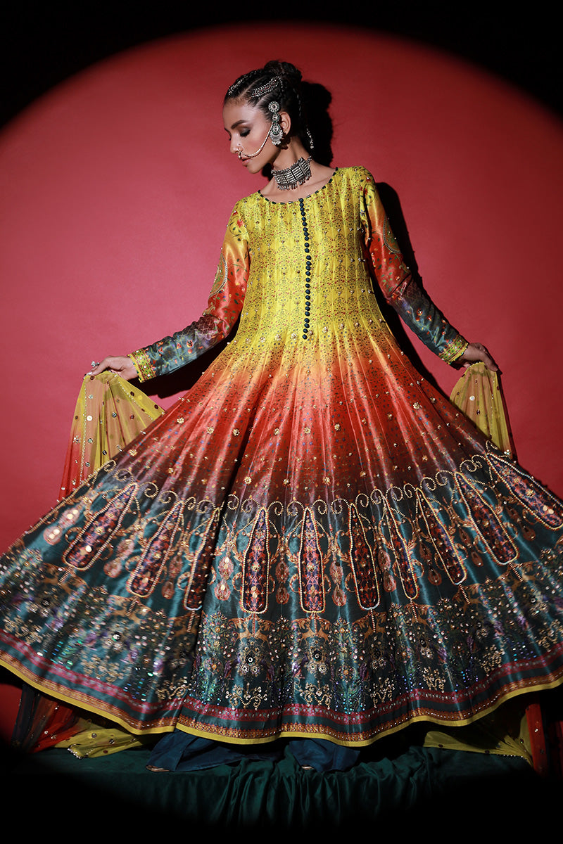 Wardha Saleem | Meeram Festive Formals | Satrangi - Ladies Clothes 