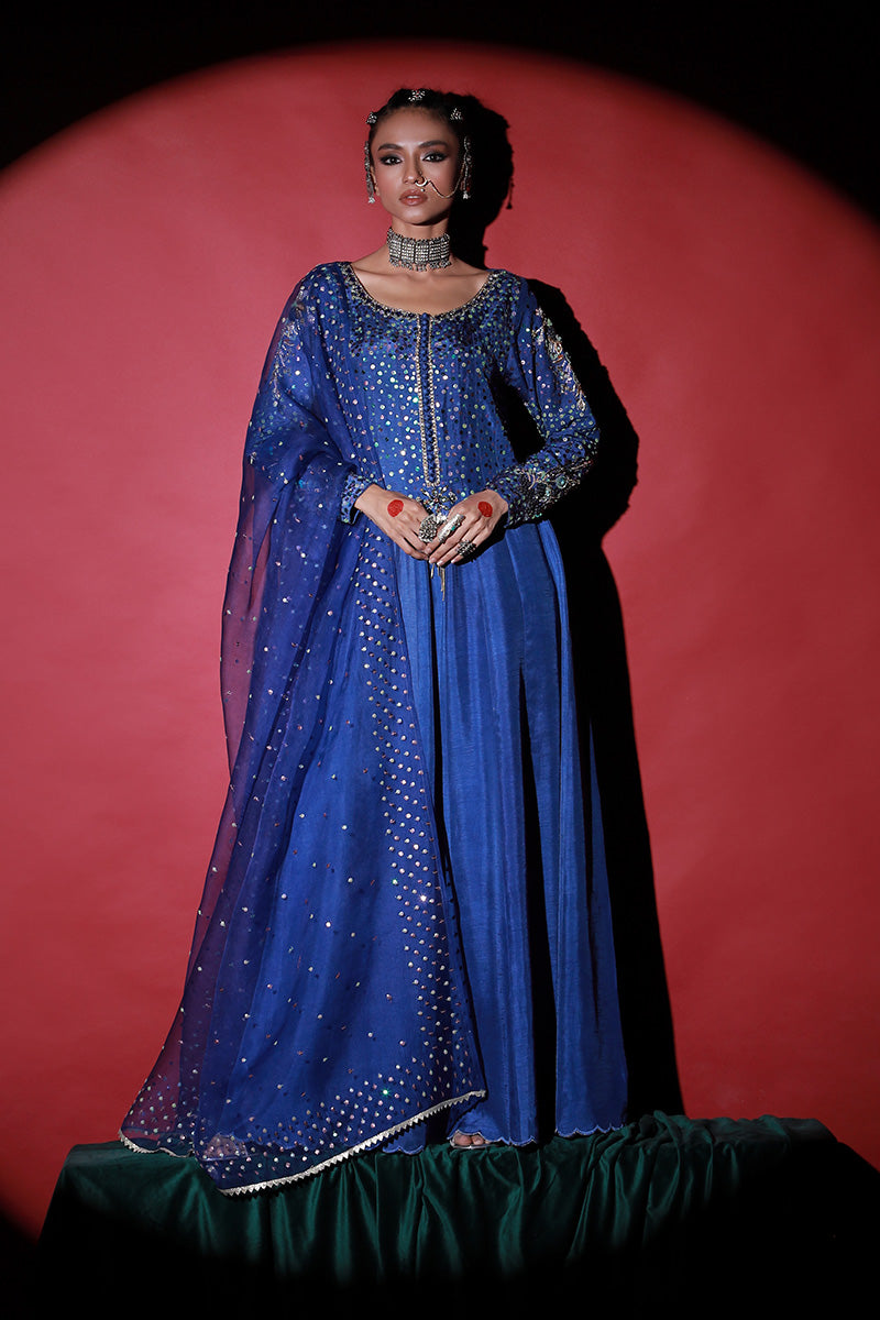 Wardha Saleem | Meeram Festive Formals | Neel - Ladies Clothes 