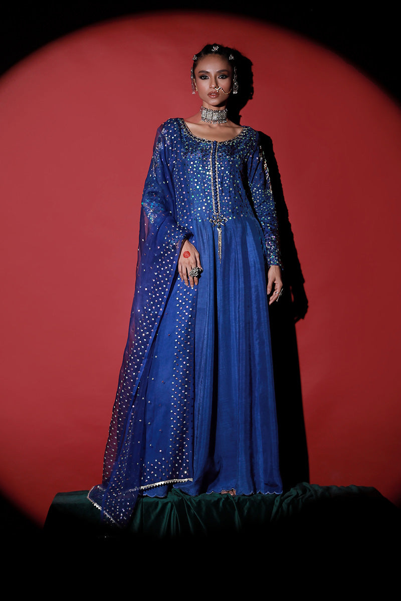 Wardha Saleem | Meeram Festive Formals | Neel - Ladies Clothes 