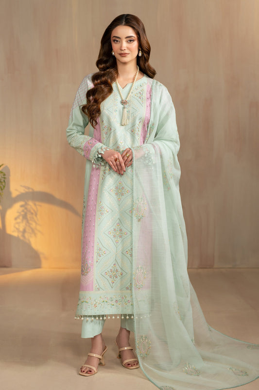Naqshi | Festive Eid 26 | Tazila - Luxury Dress - available at Maria Faisal in UK and USA.