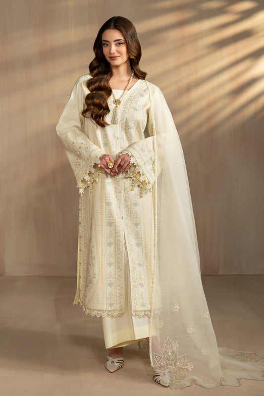 Naqshi | Festive Eid 26 | Ashnoor - Luxury Dress - available at Maria Faisal in UK and USA.