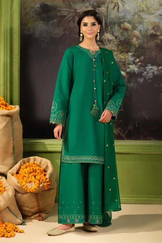 Naqshi | Festive Eid 26 | Malika - Luxury Dress - available at Maria Faisal in UK and USA.