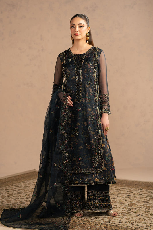 Naqshi | Festive Eid 26 | Bareena - Luxury Dress - available at Maria Faisal in UK and USA.