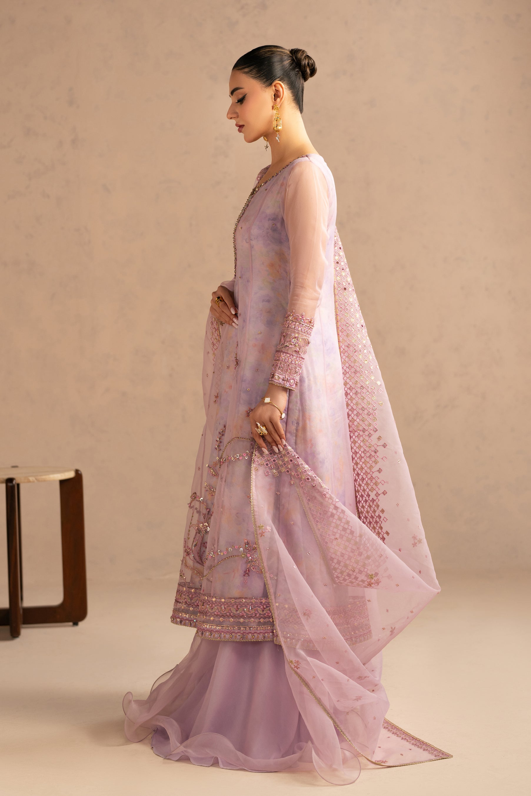 Naqshi | Festive Eid 26 | Akeza - Luxury Dress - available at Maria Faisal in UK and USA.