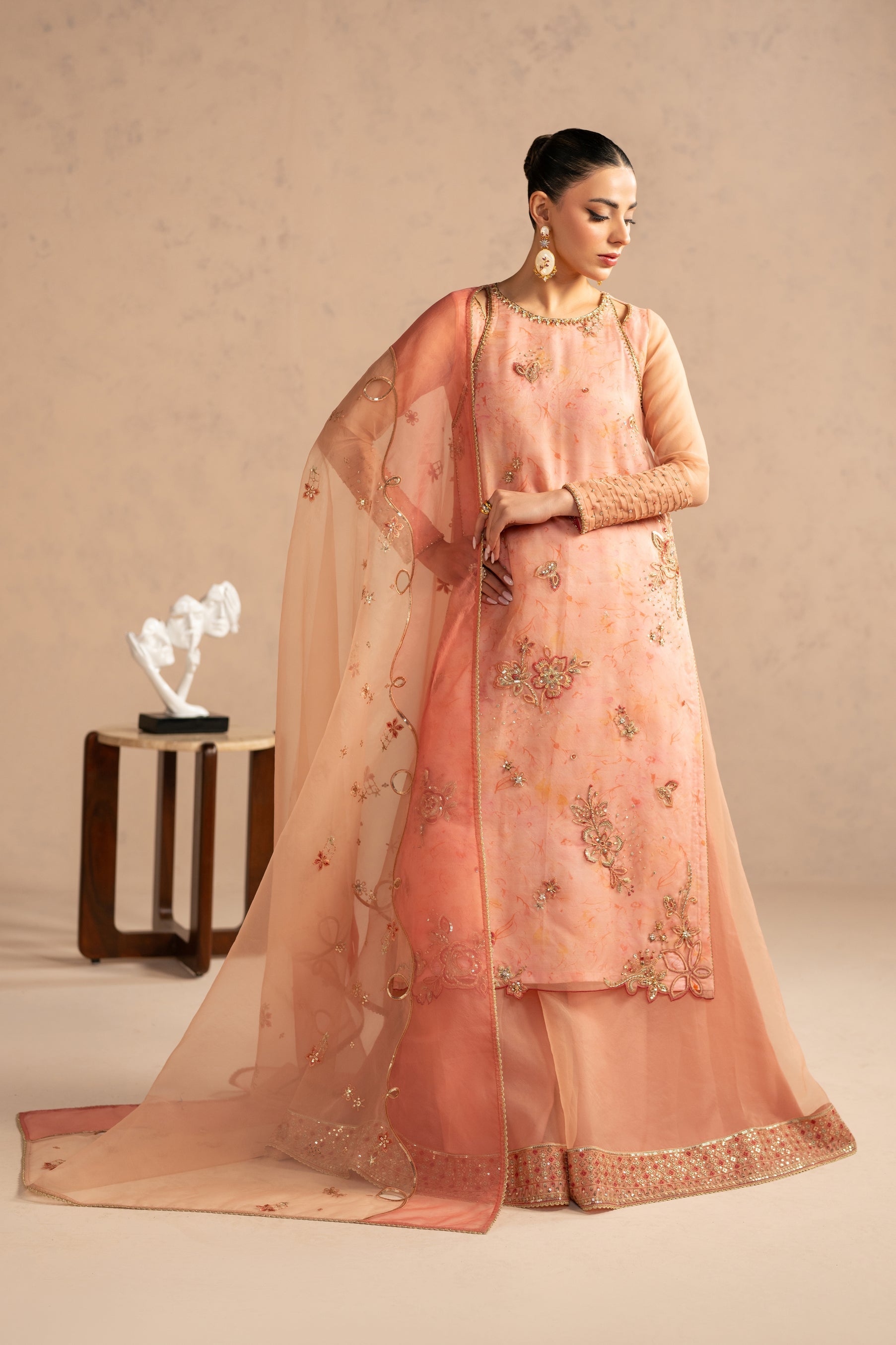 Naqshi | Festive Eid 26 | Aysun - Luxury Dress - available at Maria Faisal in UK and USA.