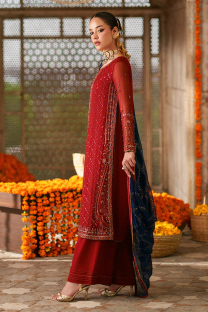 Naqshi | Zariah Crinkle Collection | Faheel - Formal Dress - available at Maria Faisal in UK and USA.