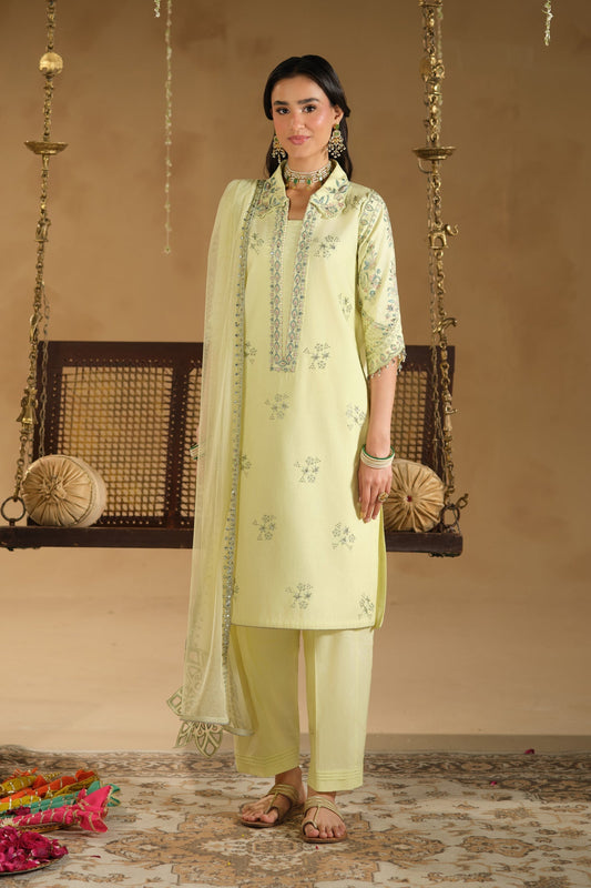 Naqshi | Festive Eid 26 | Nagma - Luxury Dress - available at Maria Faisal in UK and USA.