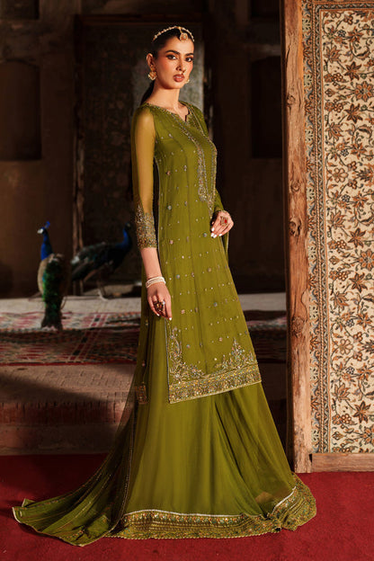 Naqshi | Kiraz Chiffon Collection | Anza - Formal Dress - available at Maria Faisal in UK and USA.
