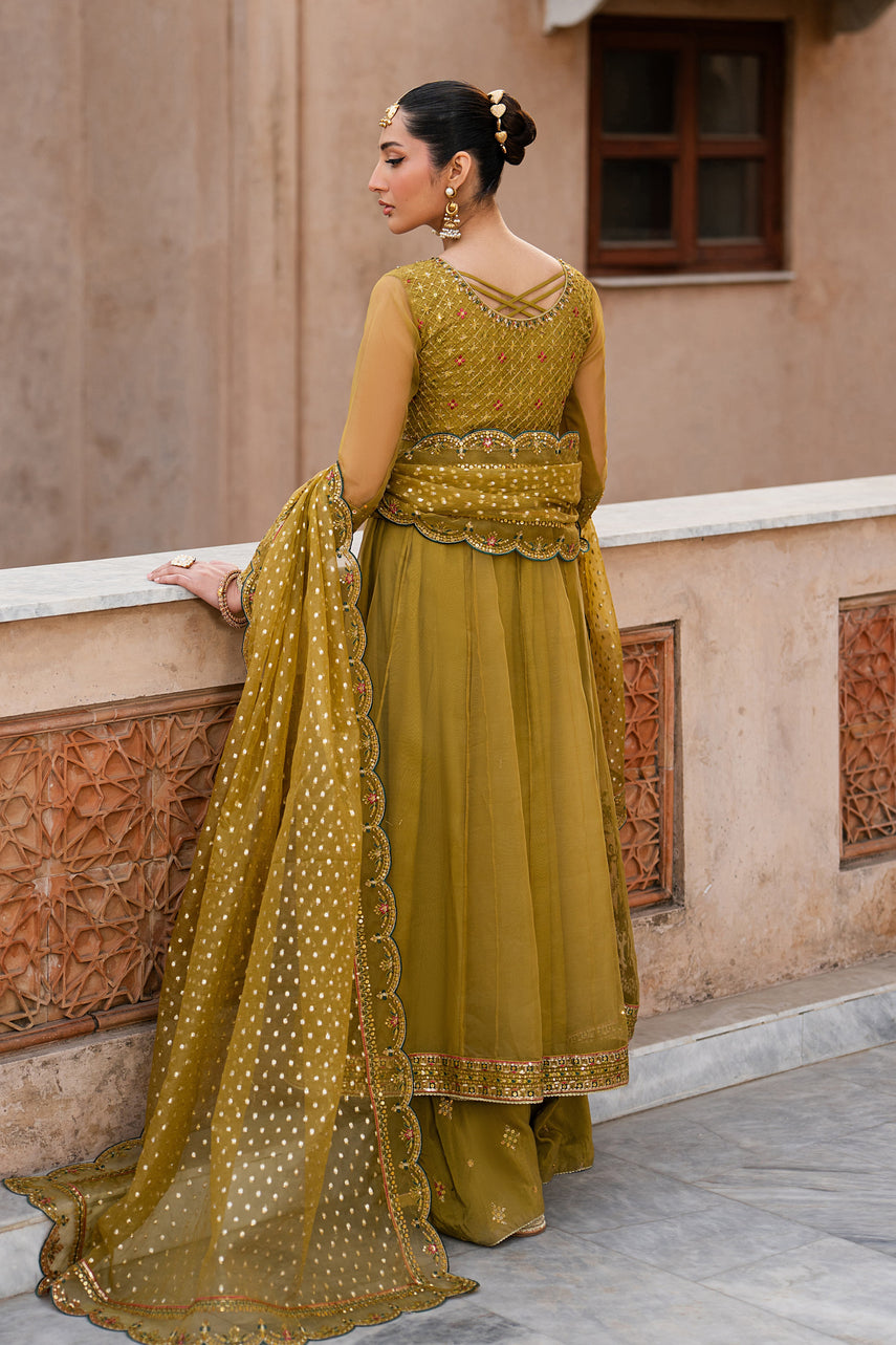 Naqshi | Tabeer Festive Dresses | Lehr - Formal Dress - available at Maria Faisal in UK and USA.