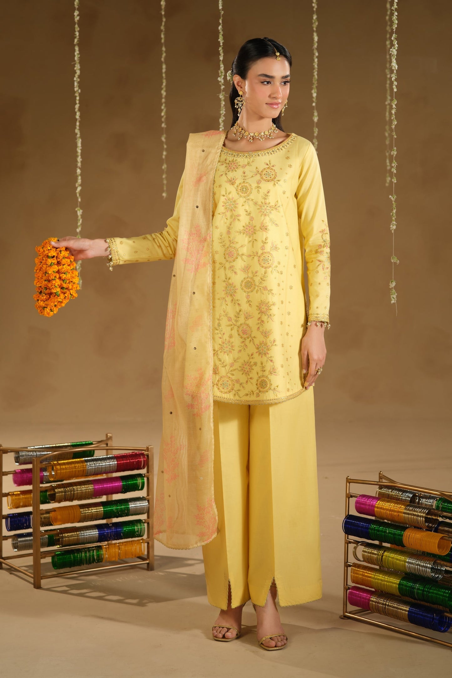 Naqshi | Festive Eid 26 | Aahal - Luxury Dress - available at Maria Faisal in UK and USA.